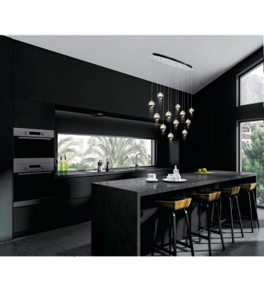  Perrier 12 Light Multi Light Pendant With Chrome Finish (5444P34C-O) - CWI