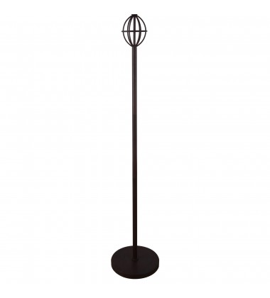  Campechia 3 Light Floor Lamp With Brown Finish (5465F14DB-3) - CWI