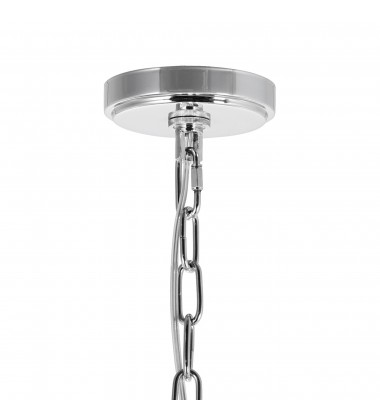  Taylor 7 Light Down Chandelier With Chrome Finish (5480P14C) - CWI