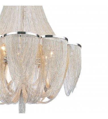  Taylor 18 Light Down Chandelier With Chrome Finish (5480P34C) - CWI