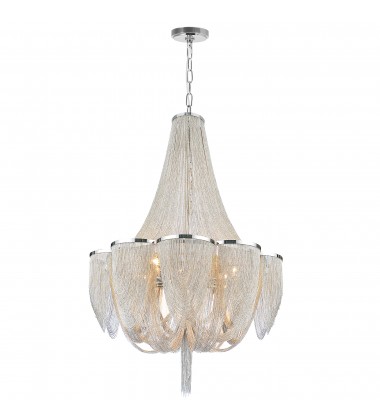  Taylor 18 Light Down Chandelier With Chrome Finish (5480P34C) - CWI