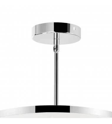  Franca 8 Light Drum Shade Chandelier With Chrome Finish (5523P22C (Black)) - CWI