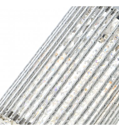  Claire 2 Light Drum Shade Mini Pendant With Chrome Finish (5535P6C-R) - CWI