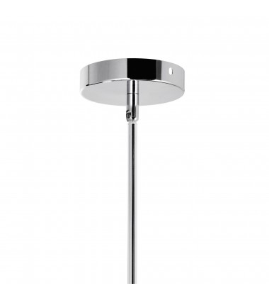  Claire 2 Light Drum Shade Mini Pendant With Chrome Finish (5535P6C-R) - CWI