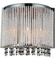  Claire 3 Light Wall Sconce With Chrome Finish (5535W12C-A) - CWI