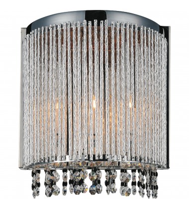  Claire 2 Light Wall Sconce With Chrome Finish (5535W8C-A) - CWI