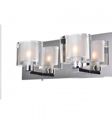  Tina 4 Light Wall Sconce With Chrome Finish (5540W25C-601) - CWI