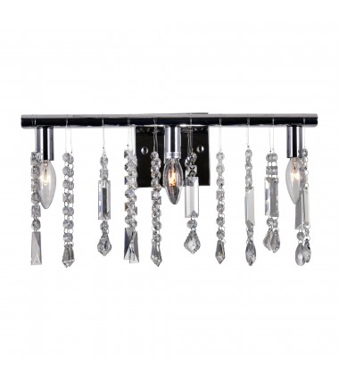  Janine 3 Light Vanity Light With Chrome Finish (5549W18C) - CWI
