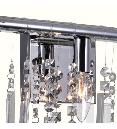  Janine 3 Light Vanity Light With Chrome Finish (5549W18C) - CWI