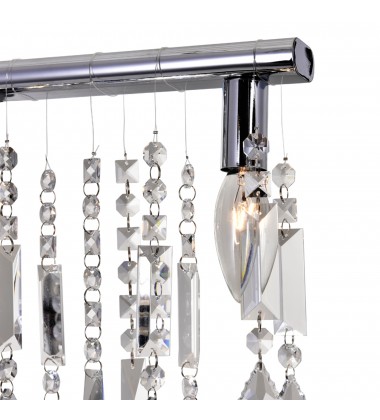  Janine 3 Light Vanity Light With Chrome Finish (5549W18C) - CWI