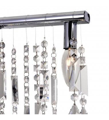  Janine 4 Light Vanity Light With Chrome Finish (5549W24C) - CWI