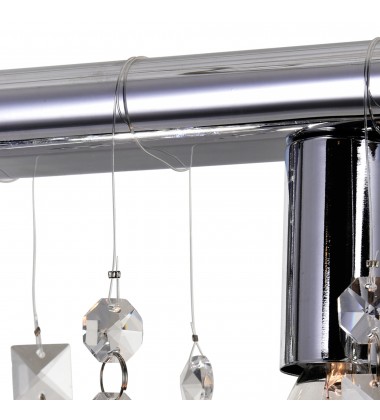  Janine 4 Light Vanity Light With Chrome Finish (5549W24C) - CWI