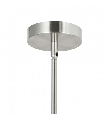  Mikayla 3 Light Drum Shade Chandelier With Satin Nickel Finish (5555P17SN) - CWI