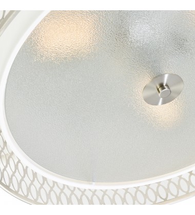  Mikayla 5 Light Drum Shade Chandelier With Satin Nickel Finish (5555P22SN) - CWI