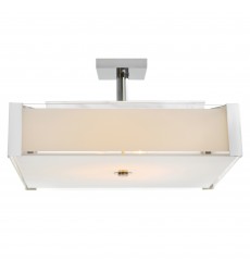  Lucie 5 Light Down Chandelier With Chrome Finish (5571P21C-S) - CWI