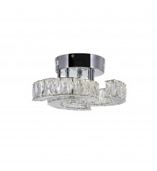  Vienna LED Flush Mount With Chrome Finish (5614C11ST) - CWI