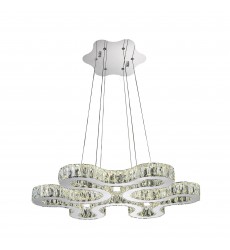  Odessa LED Chandelier With Chrome Finish (5616P27ST-R) - CWI