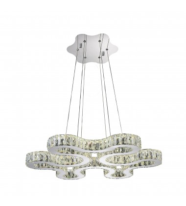  Odessa LED Chandelier With Chrome Finish (5616P27ST-R) - CWI