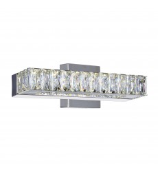 Milan LED Vanity Light With Chrome Finish (5624W12ST) - CWI  Milan LED Vanity Light With Chrome Finish (5624W12ST) - CWI