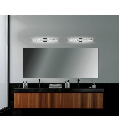 Milan LED Vanity Light With Chrome Finish (5624W24ST) - CWI  Milan LED Vanity Light With Chrome Finish (5624W24ST) - CWI