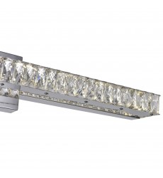 Milan LED Vanity Light With Chrome Finish (5624W32ST) - CWI  Milan LED Vanity Light With Chrome Finish (5624W32ST) - CWI