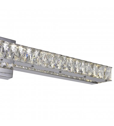 Milan LED Vanity Light With Chrome Finish (5624W32ST) - CWI  Milan LED Vanity Light With Chrome Finish (5624W32ST) - CWI