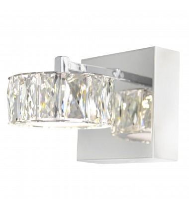 Milan LED Bathroom Sconce With Chrome Finish (5625W5ST) - CWI Milan LED Bathroom Sconce With Chrome Finish (5625W5ST) - CWI