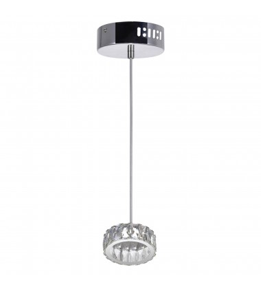 Milan LED Mini Pendant With Chrome Finish (5626P6-1-601) - CWI  Milan LED Mini Pendant With Chrome Finish (5626P6-1-601) - CWI