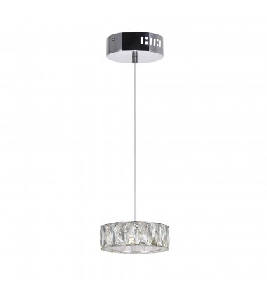 Milan LED Mini Pendant With Chrome Finish (5626P6-1-601) - CWI  Milan LED Mini Pendant With Chrome Finish (5626P6-1-601) - CWI