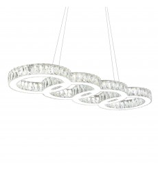  Milan LED Chandelier With Chrome Finish (5629P33ST-O) - CWI