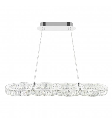  Milan LED Chandelier With Chrome Finish (5629P33ST-O) - CWI