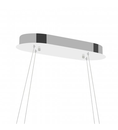  Milan LED Chandelier With Chrome Finish (5629P33ST-O) - CWI