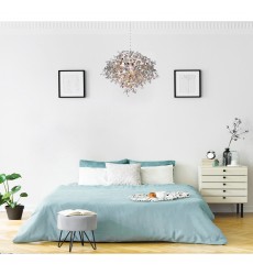  Flurry 17 Light Down Chandelier With Chrome Finish (5630P35C) - CWI