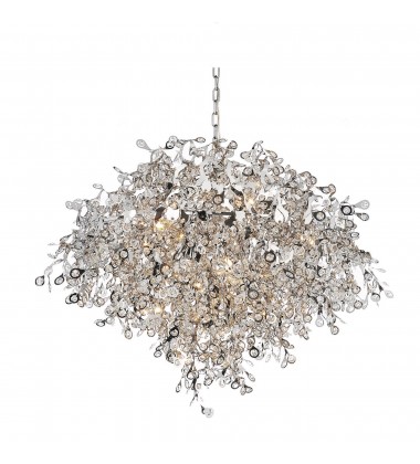  Flurry 17 Light Down Chandelier With Chrome Finish (5630P35C) - CWI
