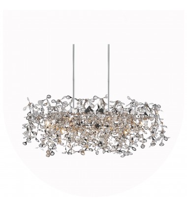 Flurry 7 Light Down Chandelier With Chrome Finish (5630P37C-O) - CWI Flurry 7 Light Down Chandelier With Chrome Finish (5630P37C-O) - CWI