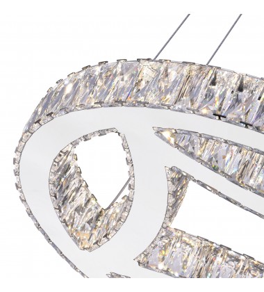  Beyond LED Chandelier With Chrome Finish (5634P20ST-R) - CWI