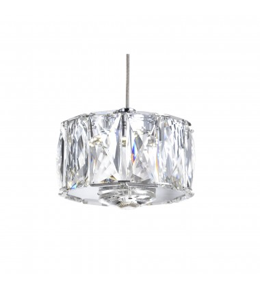  Milan LED Multi Light Pendant With Chrome Finish (5636P28ST-RC) - CWI