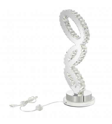  Balanced LED Table Lamp With Chrome Finish (5638T9ST) - CWI