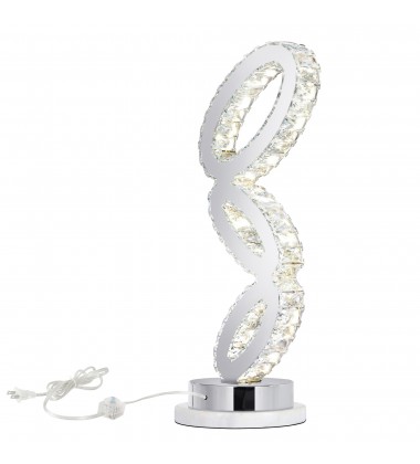  Balanced LED Table Lamp With Chrome Finish (5638T9ST) - CWI