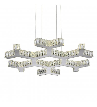  Arendelle LED Chandelier With Chrome Finish (5642P30ST-R) - CWI