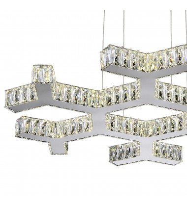  Arendelle LED Chandelier With Chrome Finish (5642P30ST-R) - CWI