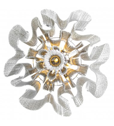  Daisy 16 Light Down Chandelier With Chrome Finish (5650P24C-12L) - CWI