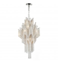  Daisy 17 Light Down Chandelier With Chrome Finish (5650P32C) - CWI