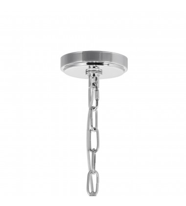  Enchanted 6 Light Down Chandelier With Chrome Finish (5653P20C) - CWI