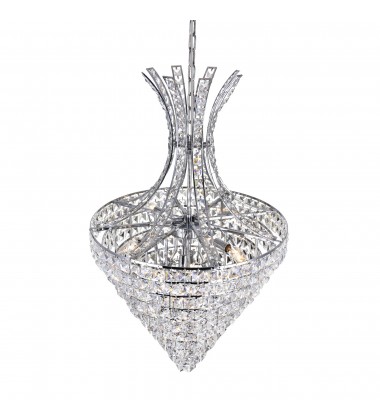  Chique 12 Light Chandelier With Chrome Finish (5685P20C) - CWI