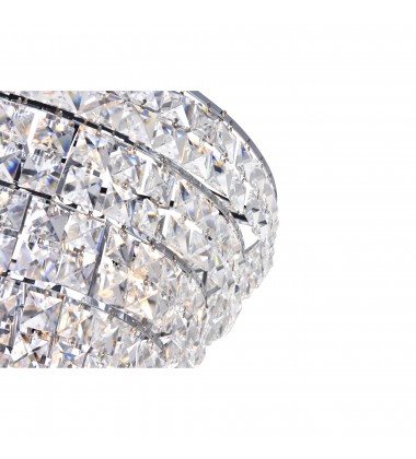  Chique 12 Light Chandelier With Chrome Finish (5685P20C) - CWI