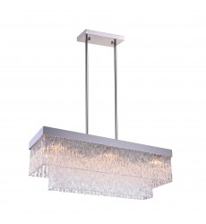  Carlotta 8 Light Island Chandelier With Chrome Finish (5695P35-8-601-RC) - CWI