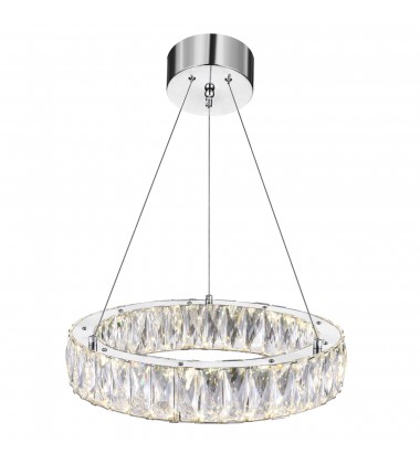  Juno LED Chandelier With Chrome Finish (5704P16-1-601-A) - CWI
