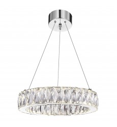  Juno LED Chandelier With Chrome Finish (5704P16-1-601-A) - CWI