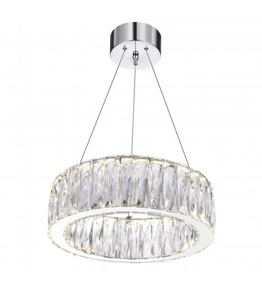  Juno LED Chandelier With Chrome Finish (5704P16-1-601-B) - CWI